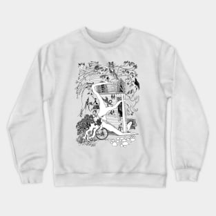 Strange House in the Woods Crewneck Sweatshirt